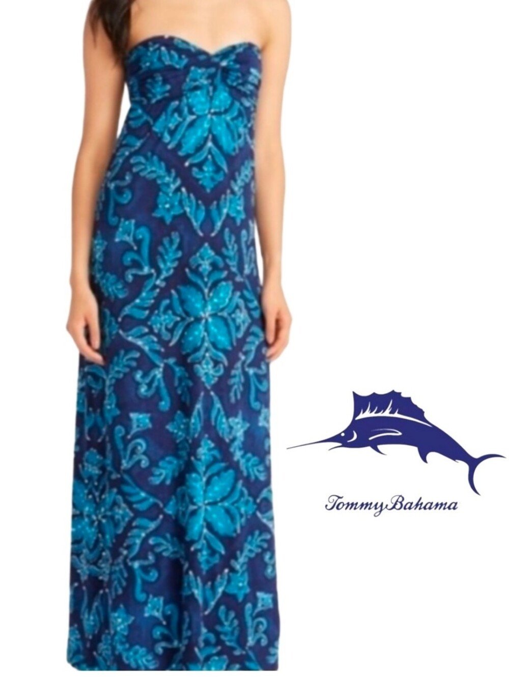 Sale NWT Tommy Bahama perfect summer maxi dress SUPER SOFT. $198 MSRP S - Picture 14 of 14